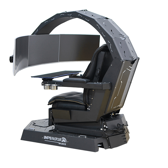 Imperatorworks Iw R1 Zero Gravity, Reclining Computer Chair With Monitor Mountain